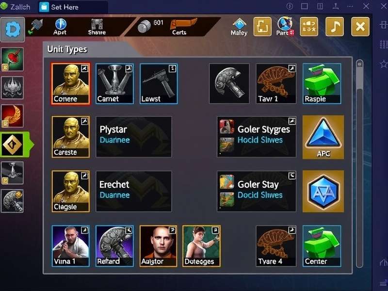 Delhi Star Craft Warriors Unit Types